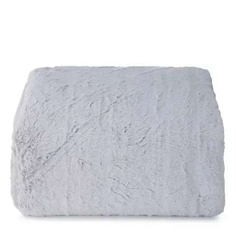 COZEE HOME FAMILY SIZED FAUX FUR & VELVETSOFT HEATED THROW
