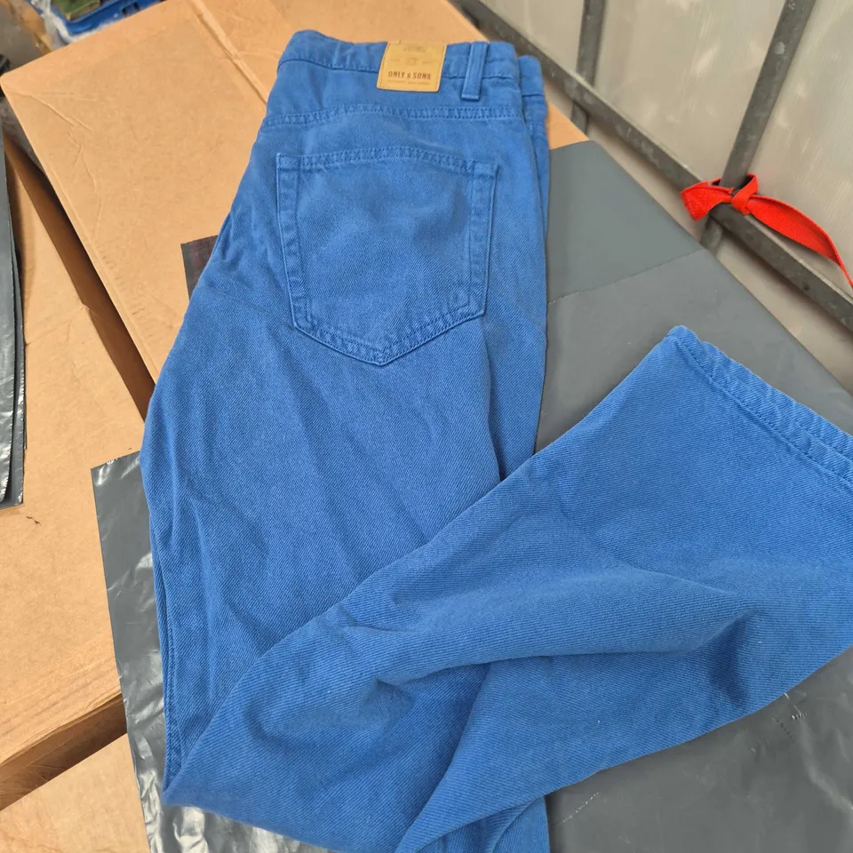 ONLY & SONS DENIM JEANS – UK 32W X 32L (MEN'S)