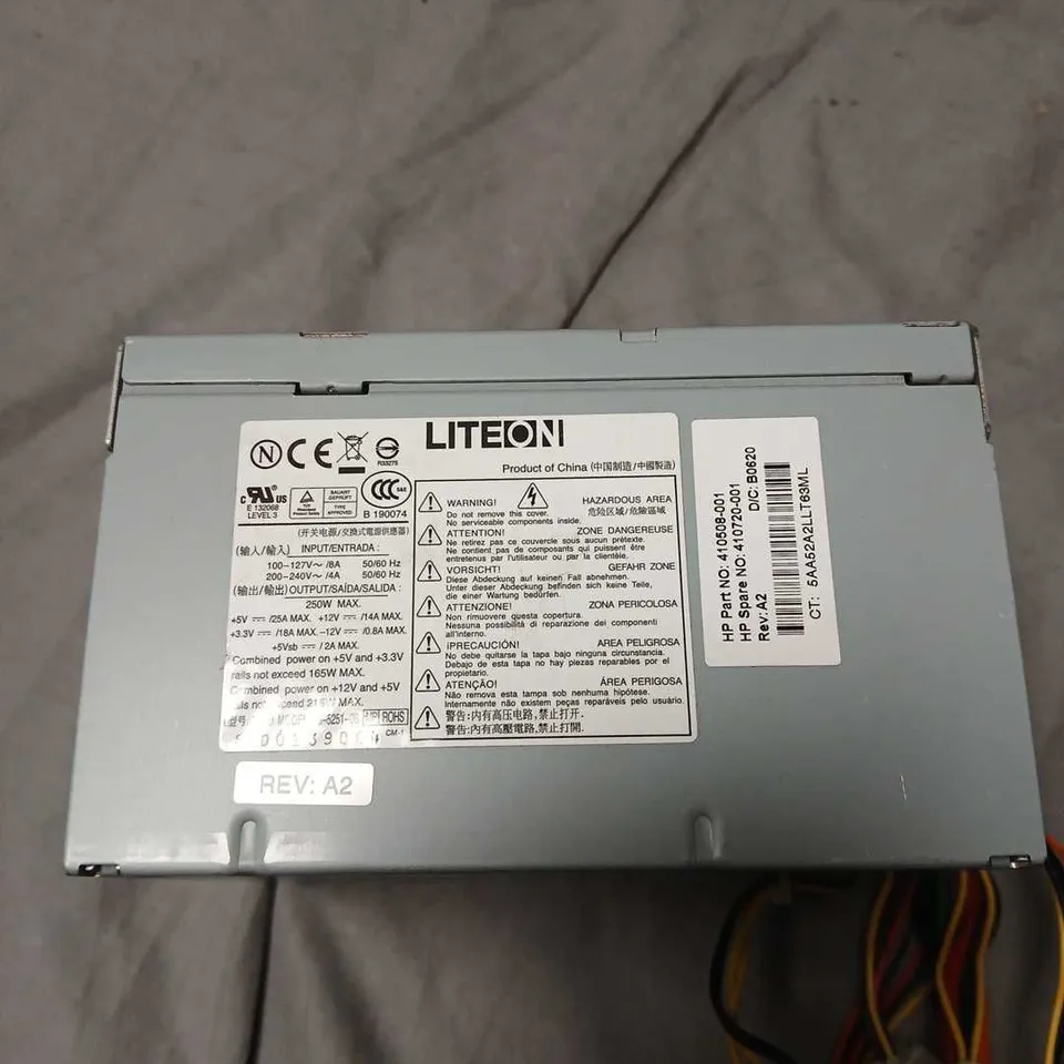 LITE-ON PC POWER SUPPLY UNIT (ATX) - 250W - COMPUTER COMPONENT