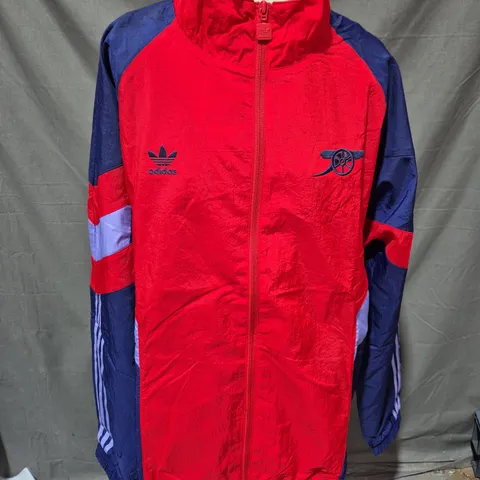 ADIDAS ARSENAL TRACK TOP IN RED/BLUE MULTI SIZE XL