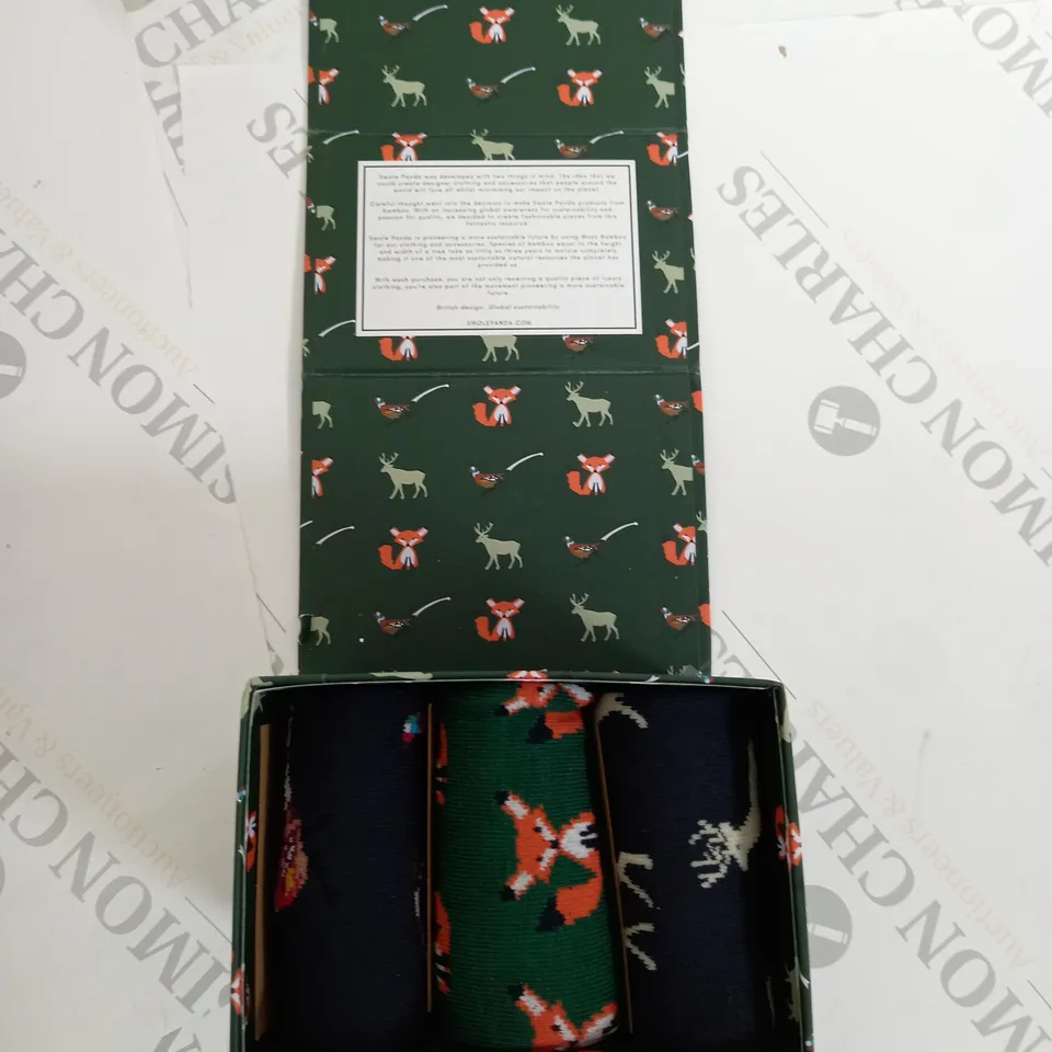 MEN'S LUXURY SOCKS SWOLE PANDA SOFT BAMBOO SIZE 7-11 GIFT BOXED - COUNTRYSIDE