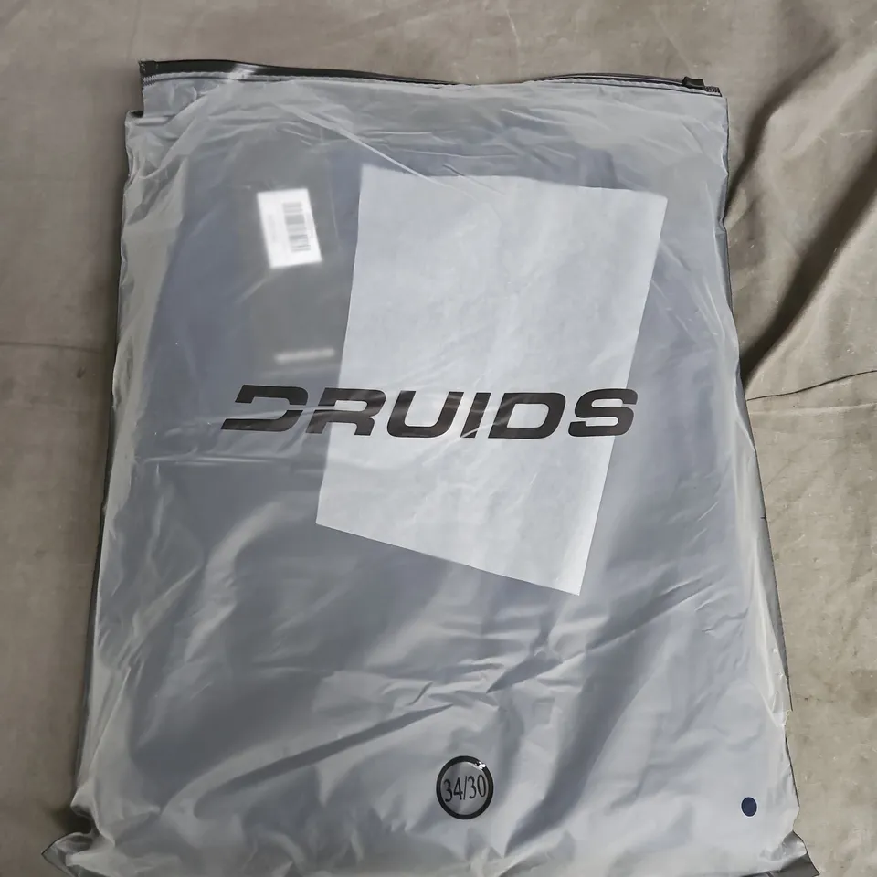 BAGGED DRUIDS INFINITE RAIN TROUSERS – NAVY, UK 34/30