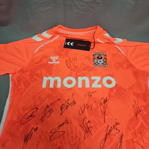 COVENTRY CITY FC 25/26 AWAY FOOTBALL SHIRT – SIGNED 