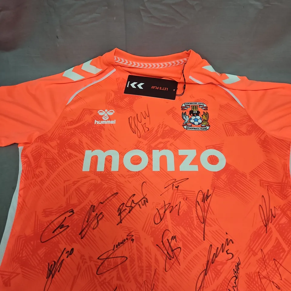 COVENTRY CITY FC 25/26 AWAY FOOTBALL SHIRT – SIGNED 