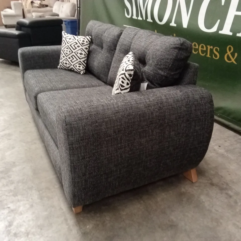 PRENT FABRIC 2 SEATER SOFA - GREY RRP £799