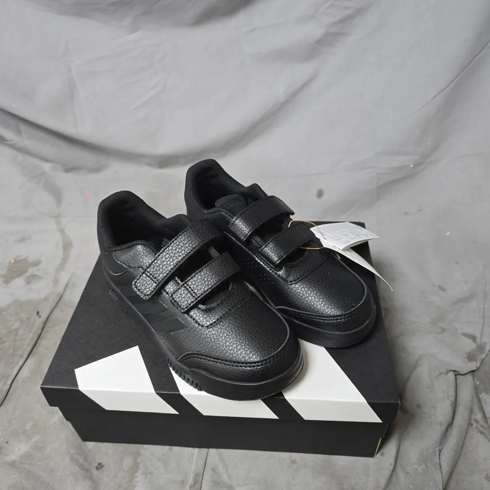 ADIDAS KIDS' BLACK VELCRO STRAP SNEAKERS KIDS SIZE 1