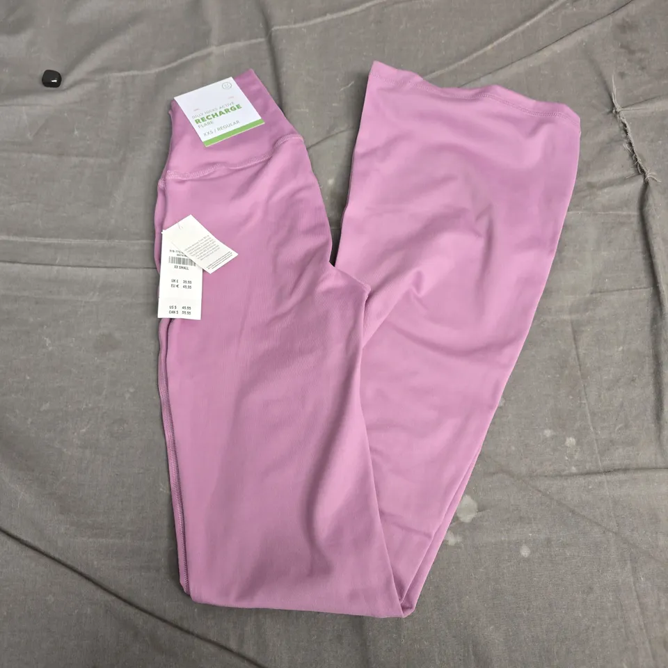 GILLY HICKS RECHARGE FLARE LEGGINGS – UK XXS (XXS/REGULAR), MADE IN JORDAN