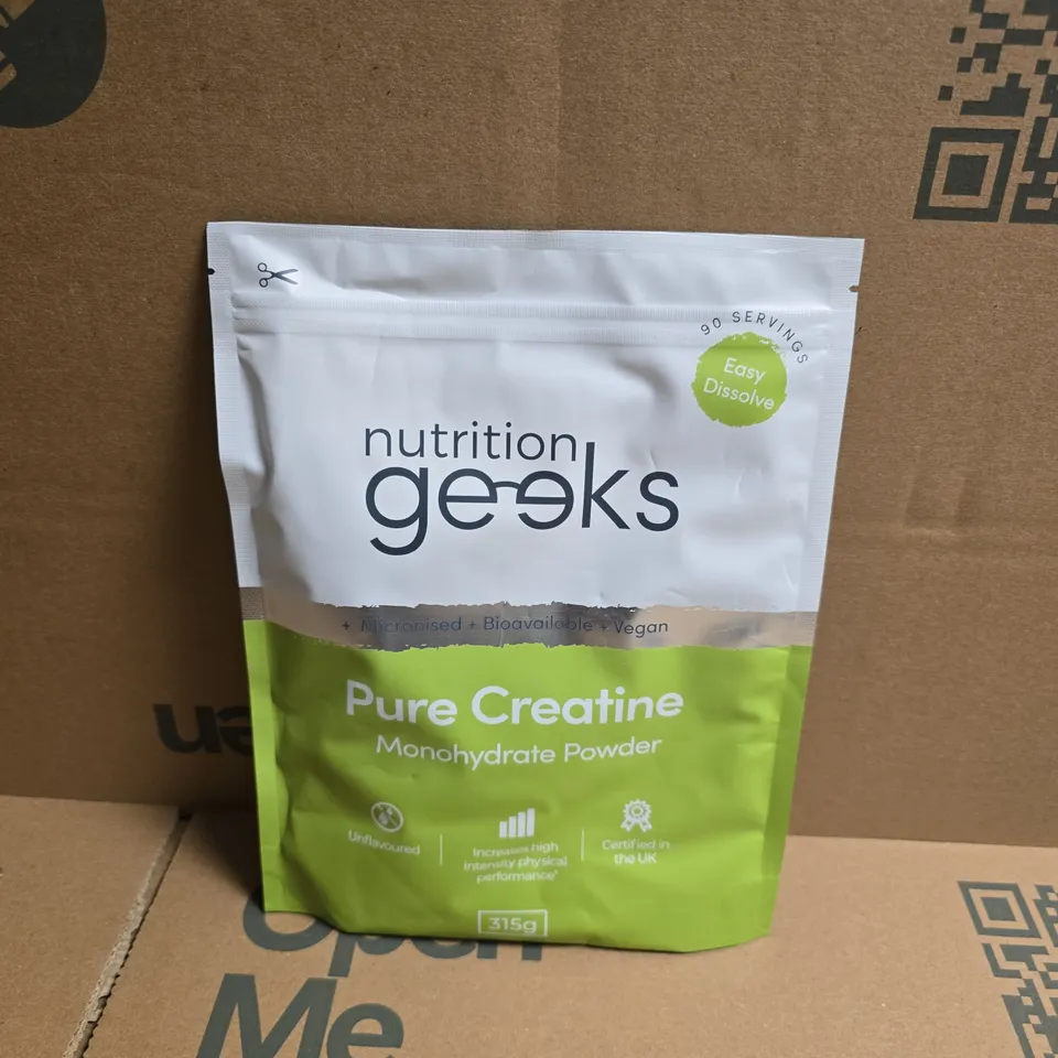 NUTRITION GEEKS PURE CREATINE MONOHYDRATE POWDER (315G)
