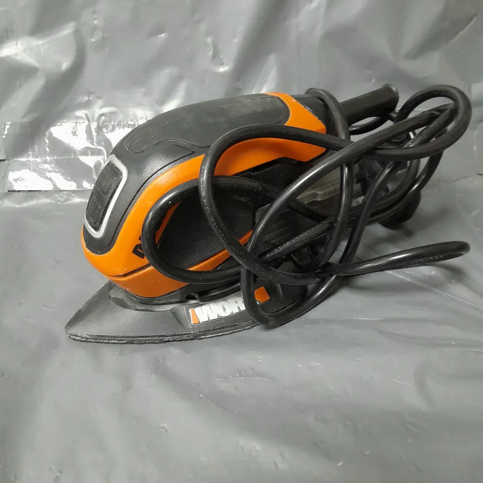 BOXED WORX WX648 65W D-TAIL PALM SANDER RRP £54.99