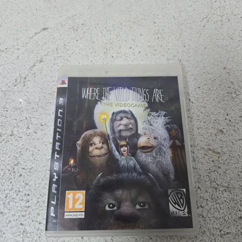 WHERE THE WILD THINGS ARE: THE VIDEOGAME - PLAYSTATION 3 
