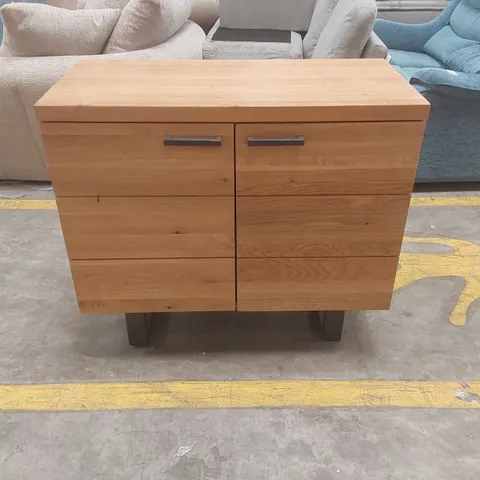 DESIGNER WOODEN 2 DOOR STORAGE CABINET