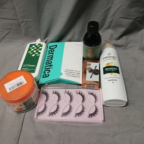 APPROXIMATELY 15 ASSORTED HEALTH & BEAUTY PRODUCTS TO INCLUDE SHAMPOOS, EYELASHES AND EASY VISION