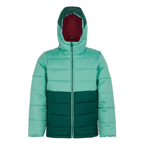 BRAND NEW REGATTA CHILDREN'S LOFTHOUSE VIII PADDED JACKET IN DUSTY GREEN/RAIN FOREST SIZE UK 3-4 YEARS