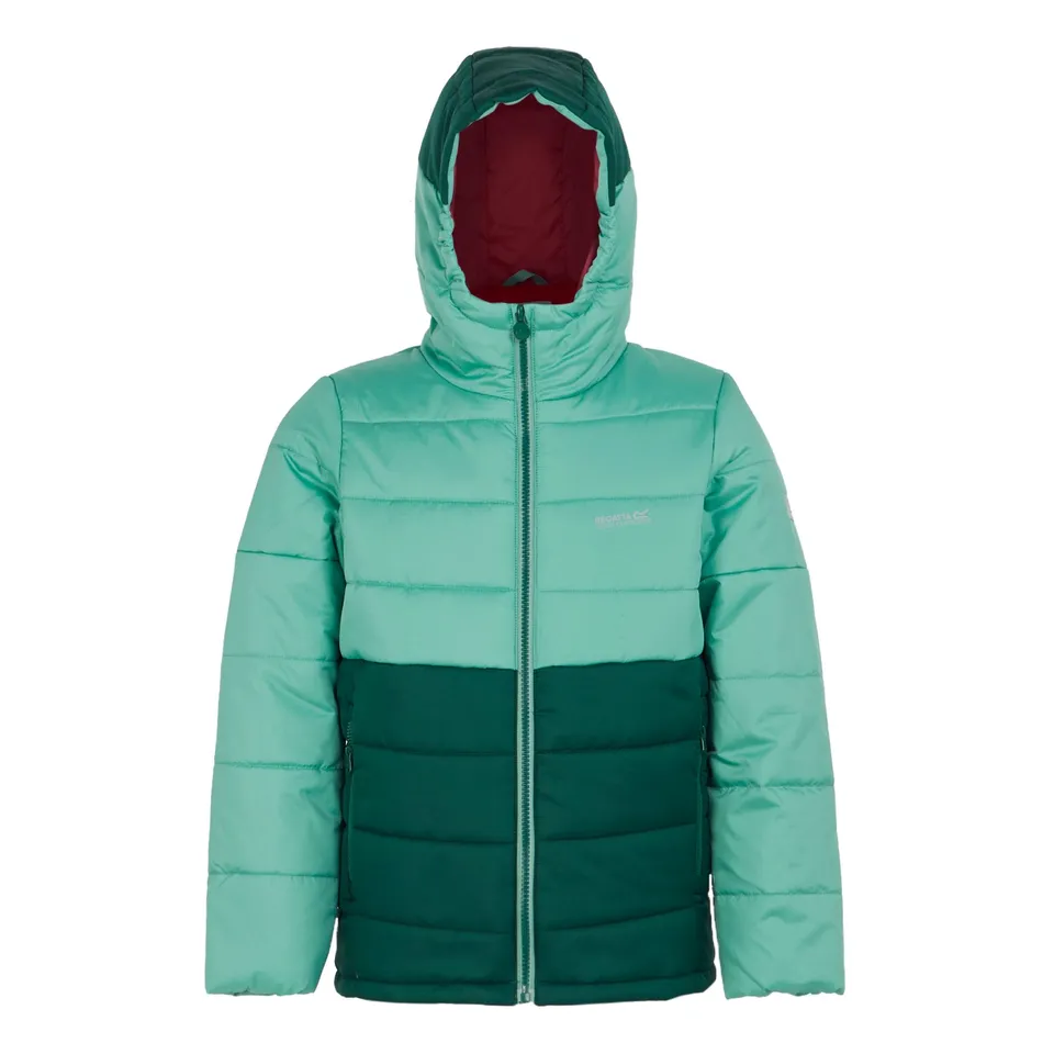 BRAND NEW REGATTA CHILDREN'S LOFTHOUSE VIII PADDED JACKET IN DUSTY GREEN/RAIN FOREST SIZE UK 3-4 YEARS