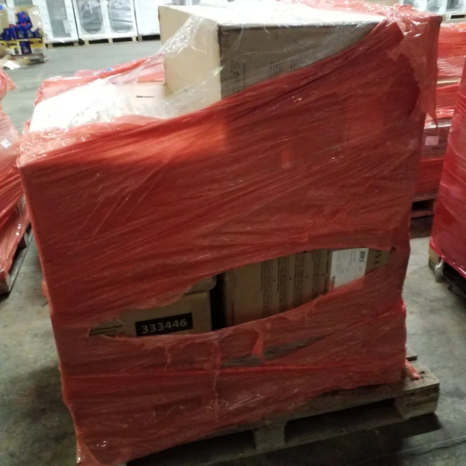 PALLET CONTAINING ASSORTED PRODUCTS TO INCLUDE SIRONA Q I-SIZE CAR SEATS & RIANO 4 DRAWER CHESTS