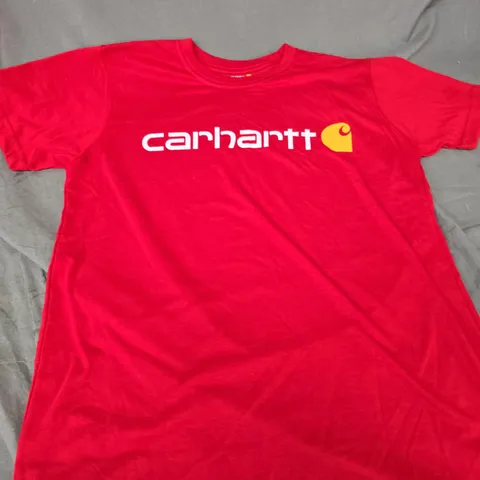 CARHARTT LOGO CASUAL T-SHIRT - SIZE M 