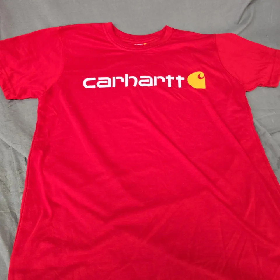 CARHARTT LOGO CASUAL T-SHIRT - SIZE M 