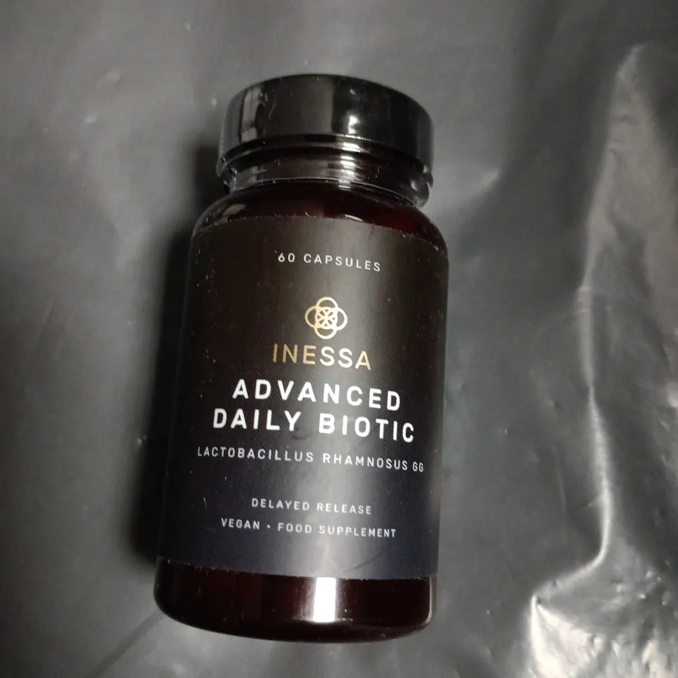 INESSA ADVANCED DAILY BIOTIC PROBIOTIC – 60 CAPSULES, DELAYED RELEASE, VEGAN (FOOD SUPPLEMENT)