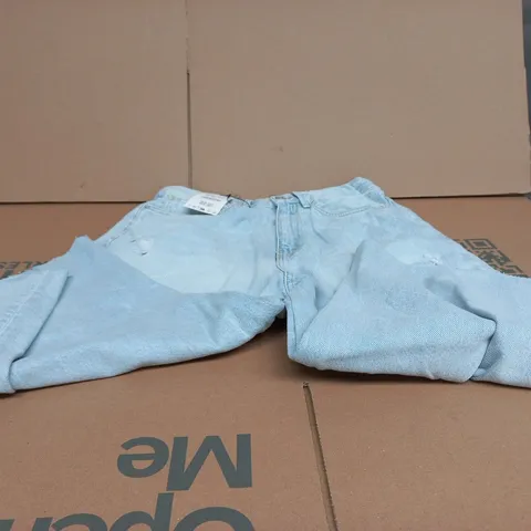 ZARA WOMEN'S LIGHT WASH DENIM JEANS, EU 38 / UK 10