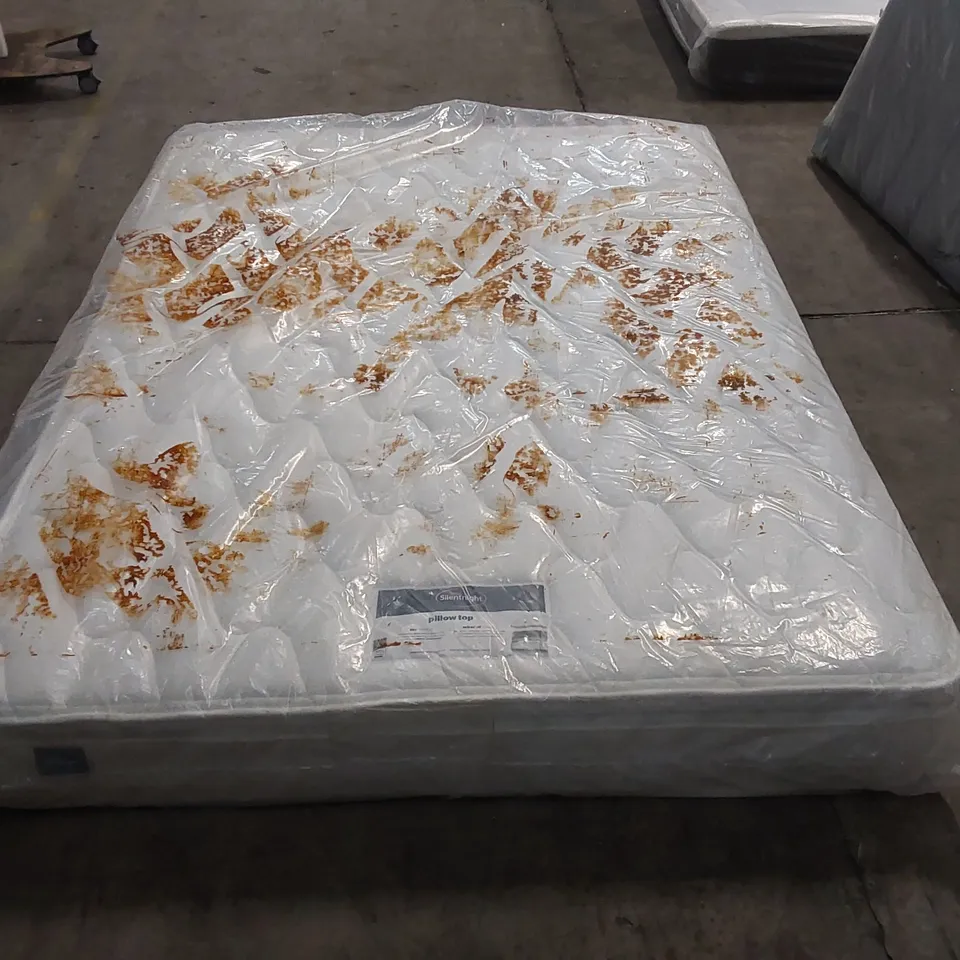 QUALITY BAGGED SILENTNIGHT MIRACOIL PILLOWTOP 5' KINGSIZE MATTRESS RRP £499