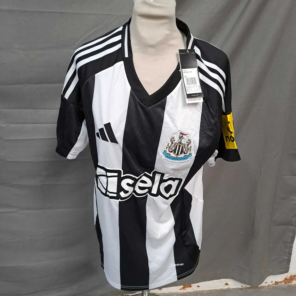 ADIDAS NEWCASTLE FOOTBALL CLUB SHIRT - SMALL