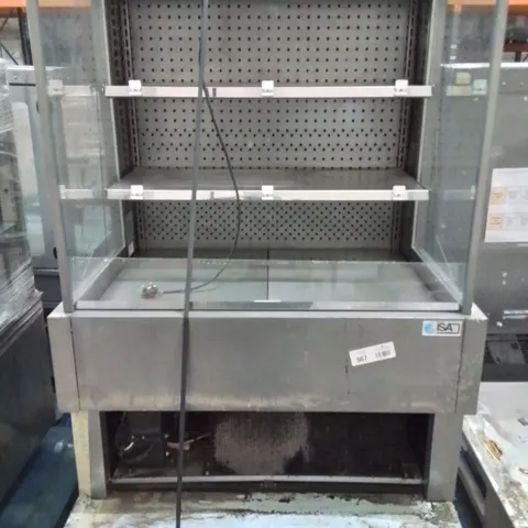 STAINLESS STEEL COMMERCIAL COLD DISPLAY FRIDGE/COUNTER