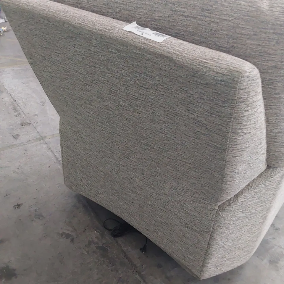 QUALITY BRITISH DESIGNER G PLAN CHLOE POWER RECLINING EASY CHAIR MIRAGE PUTTY FABRIC 