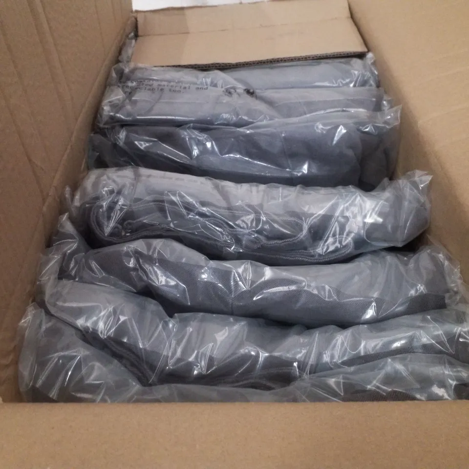 BOX CONTAINING APPROXIMATELY 10 BRAND NEW SIMPLY BE GREY KILT SKIRTS - SIZE 16