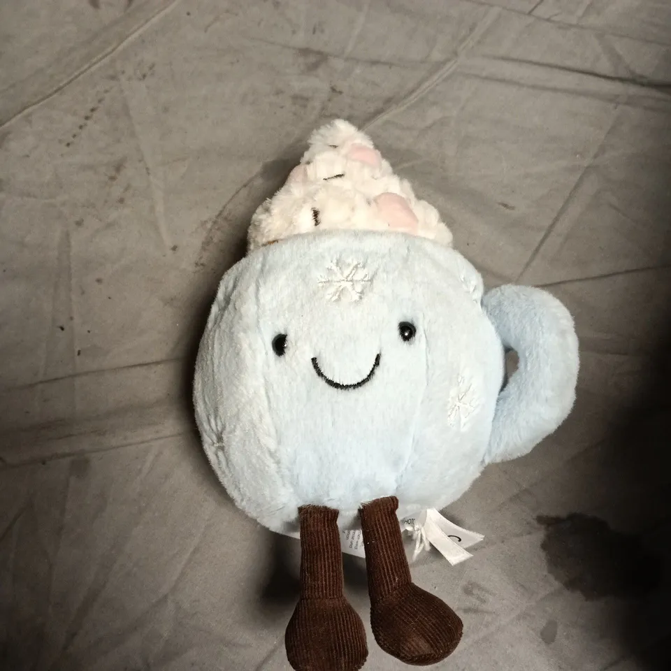 JELLYCAT AMUSEABLES HOT CHOCOLATE WITH MARSHMALLOWS PLUSH