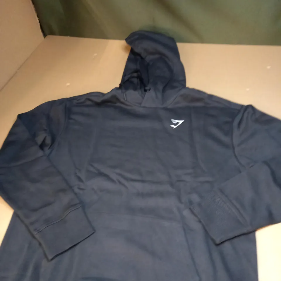 MENS GYMSHARK LOGO HOODIE SIZE SMALL