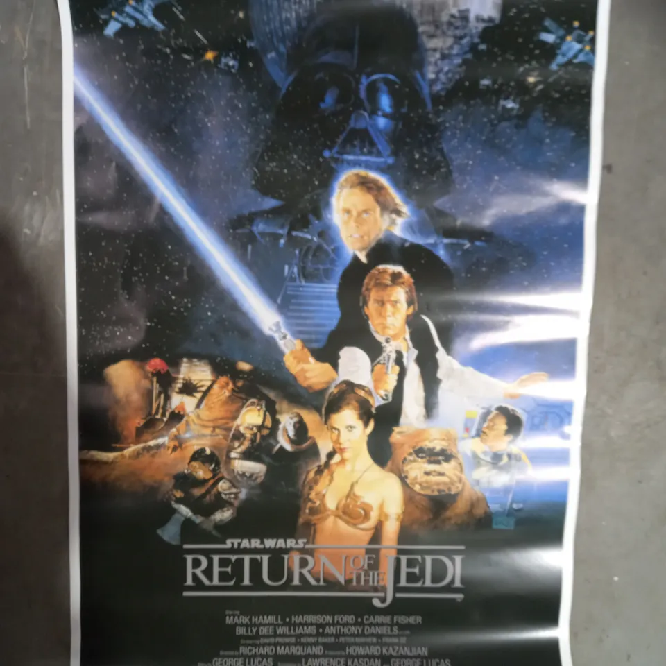 STAR WARS RETURN OF THE JEDI FILM POSTER ART PRINT