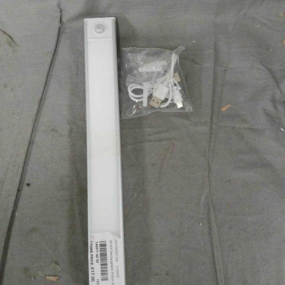 Rechargeable Motion Sensor – includes USB charging cables