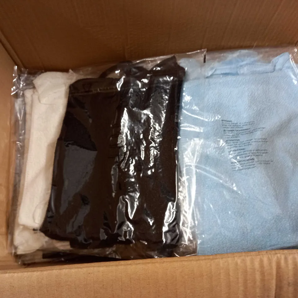LOT OF 25 FAUX FUR TRIM TANK TOPS IN 3 COLOURS - SIZE UNSPECIFIED