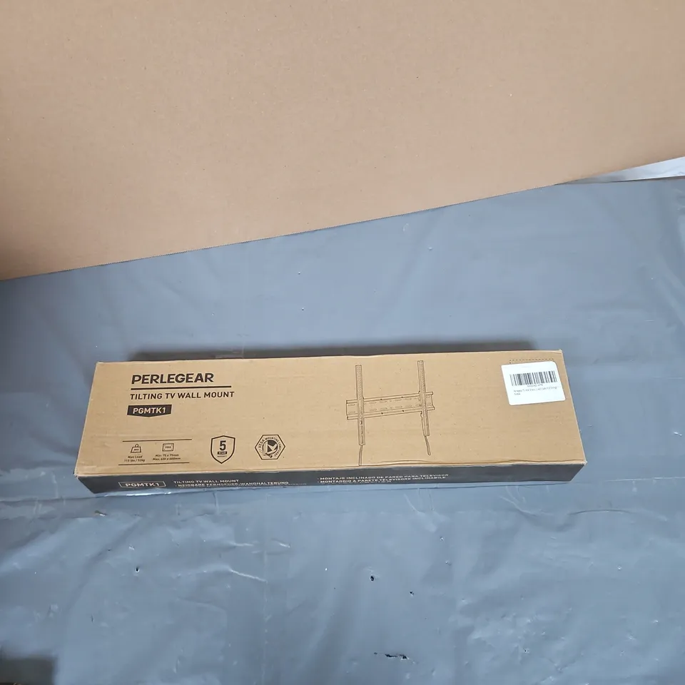 PERLEGEAR TILTING TV WALL MOUNT – MODEL PGMTK1, BOXED