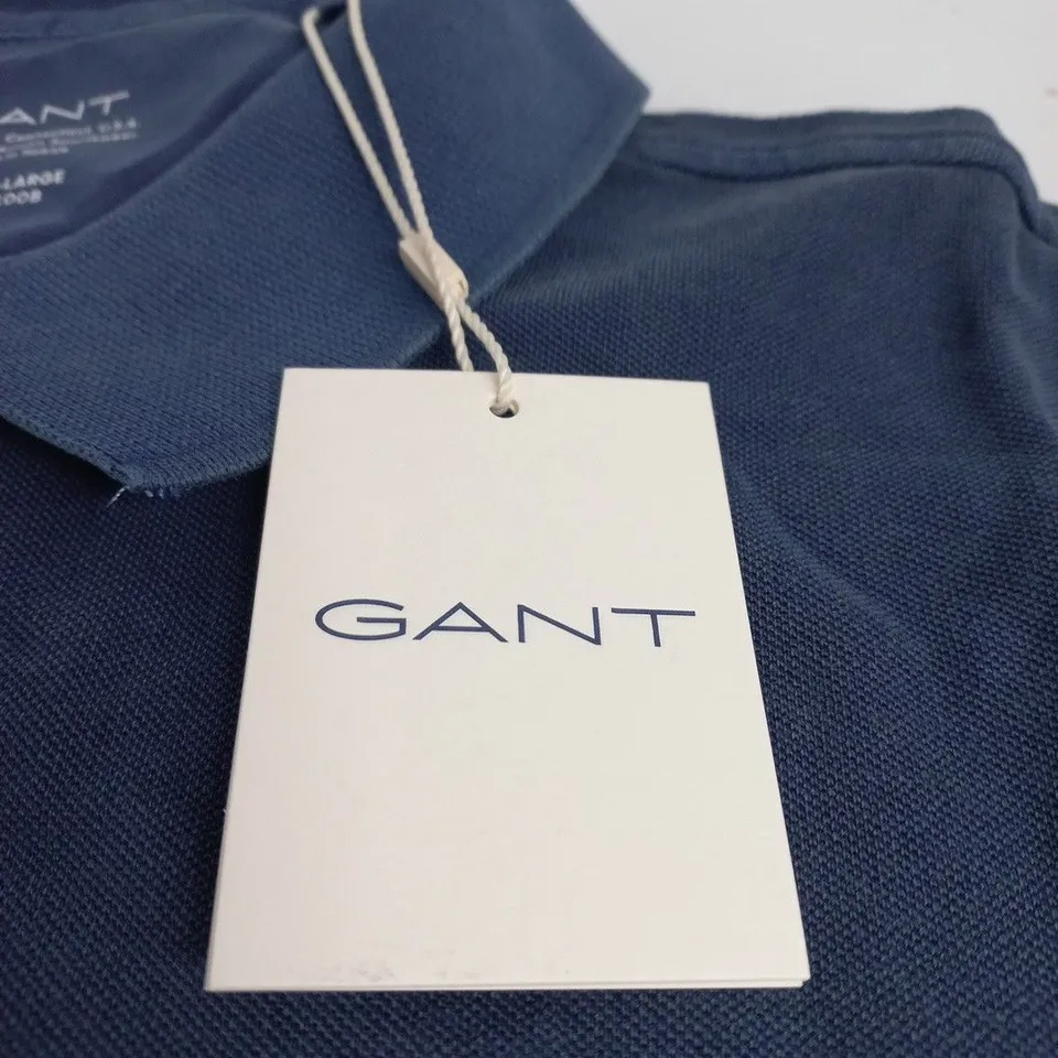 GANT SUNFADED SS POLO SHIRT – PERSIAN BLUE, XL