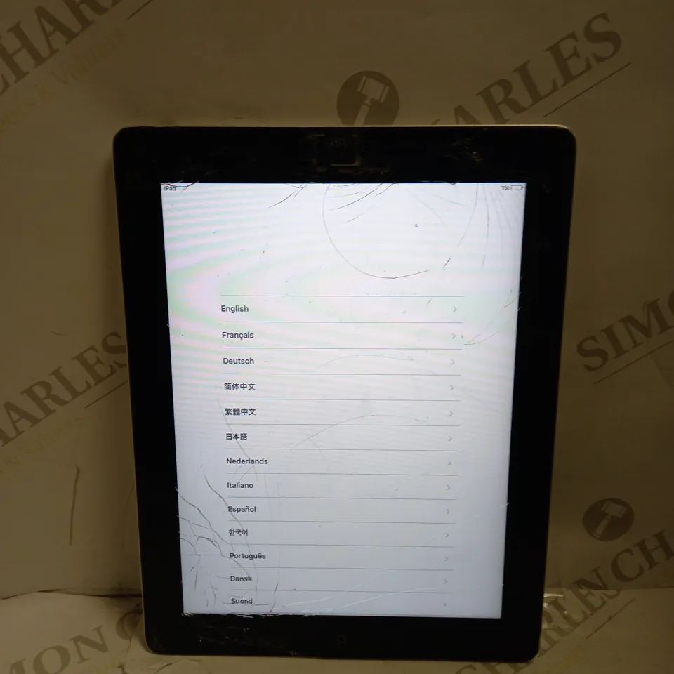 APPLE IPAD MODEL: A1395