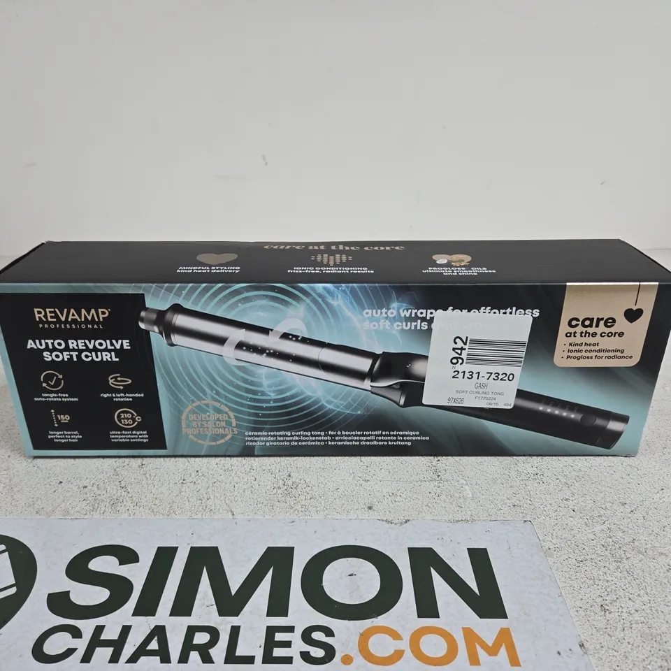 REVAMP PROFESSIONAL AUTO REVOLVE SOFT CURL BOXED