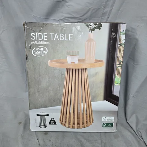 BOXED HOME ACCENTS SIDE TABLE 40X50CM