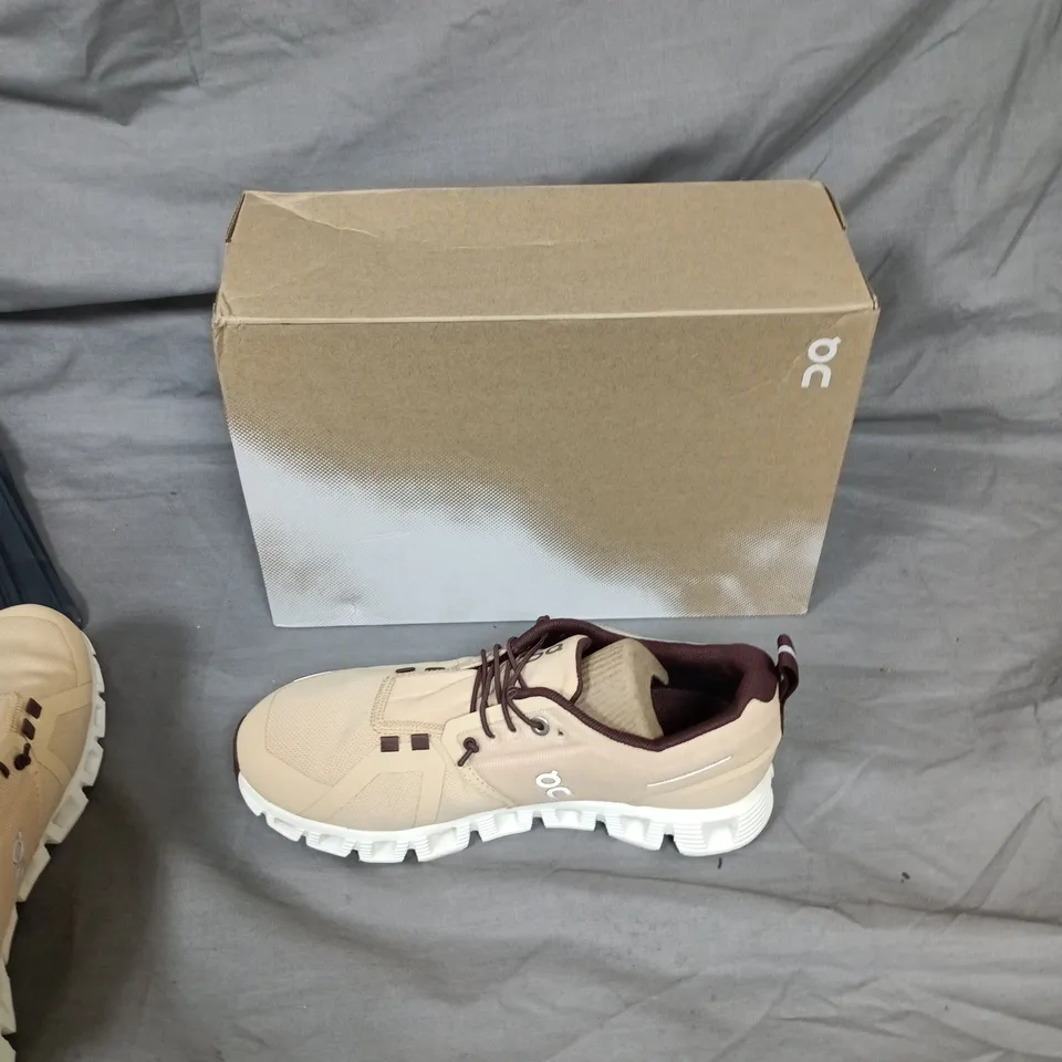 QN CLOUD 5 WATERPROOF SHOES – IVORY/SAND, UK 5