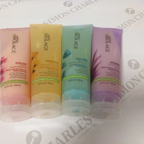 APPROXIMATELY 12 BIOLAGE MIXED GEL CONDITIONERS 250ML EACH