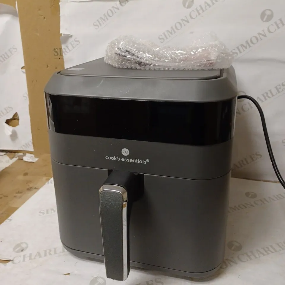 COOK'S ESSENTIALS 5.8L AIR FRYER IN SLATE GREY