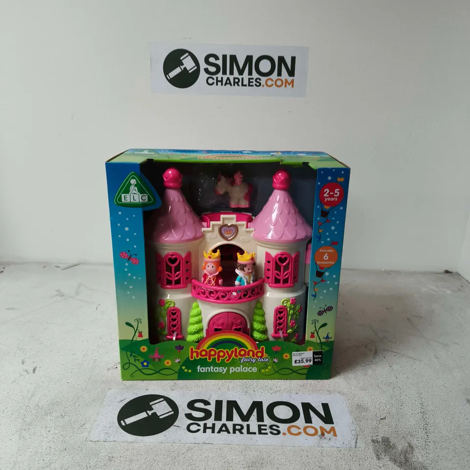 ELC Happyland Fantasy Palace – Pink castle with figures (Ages 2-5)