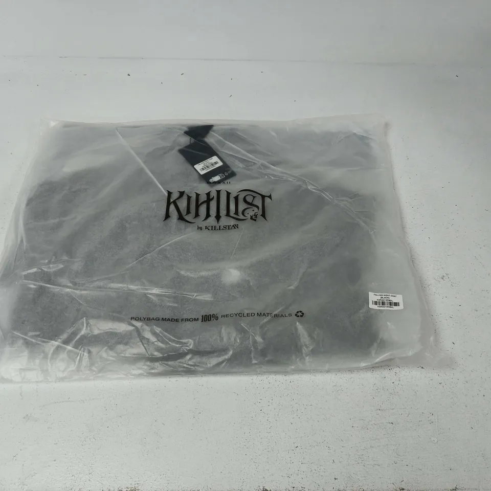 LOT OF 5 BRAND NEW KILLSTAR FALLING NIGHT COATS IN BLACK - ALL SIZE XL