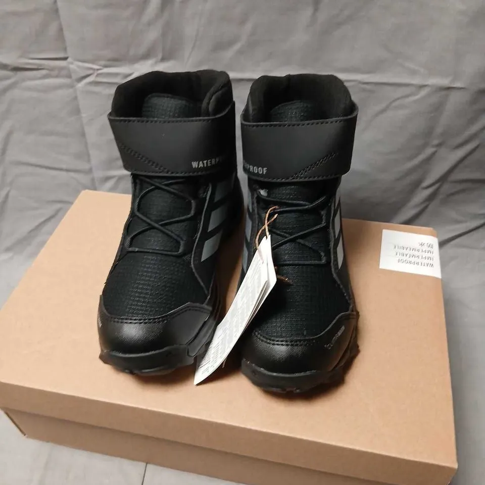 ADIDAS TERREX SNOW CW K JR4188 KIDS' WINTER BOOTS – BLACK, WATERPROOF SIZE 11K