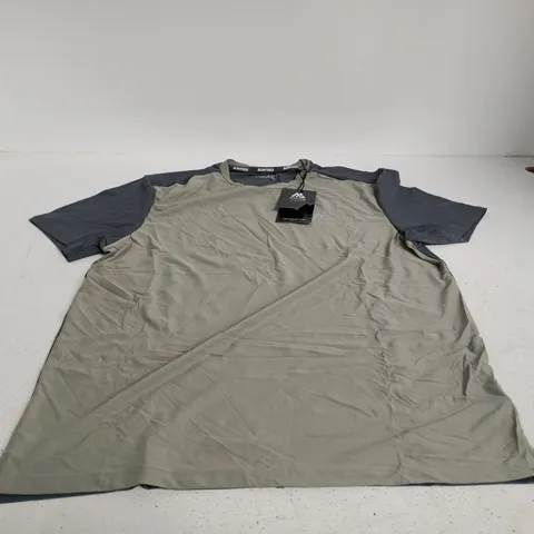 MONTIREX CHARGE 2.0 T-SHIRT β HERB/SLATE GREY, UK SIZE L