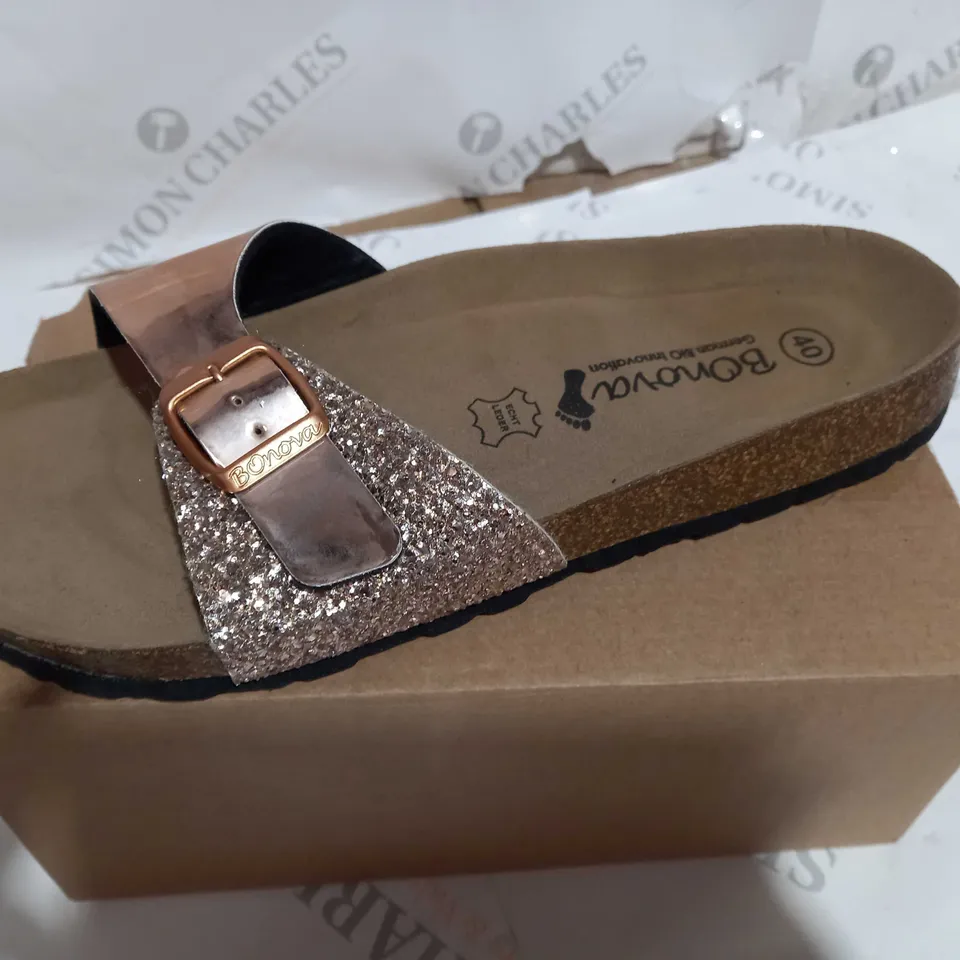BOXED BONOVA PLATFORM SANDAL - SIZE 7