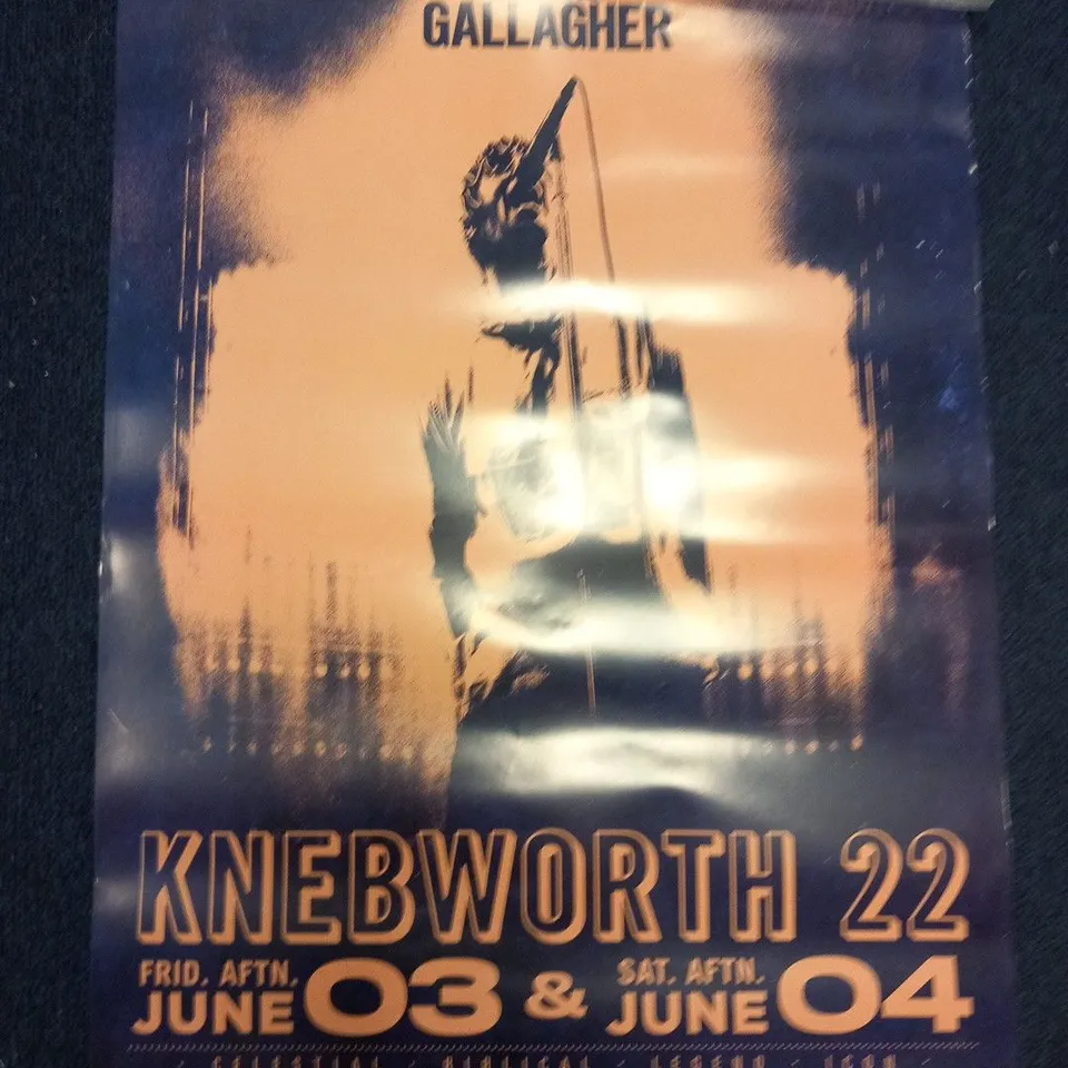 SEVEN LIAM GALLAGHER KNEBWORTH 22 GIG POSTERS