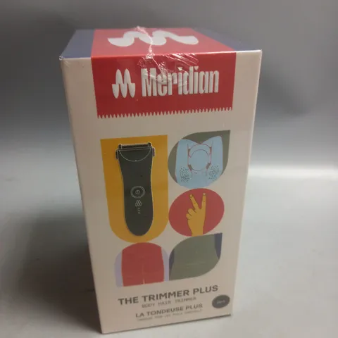 SEALED MERIDIAN THE TRIMMER PLUS BODY HAIR TRIMMER - ONYX