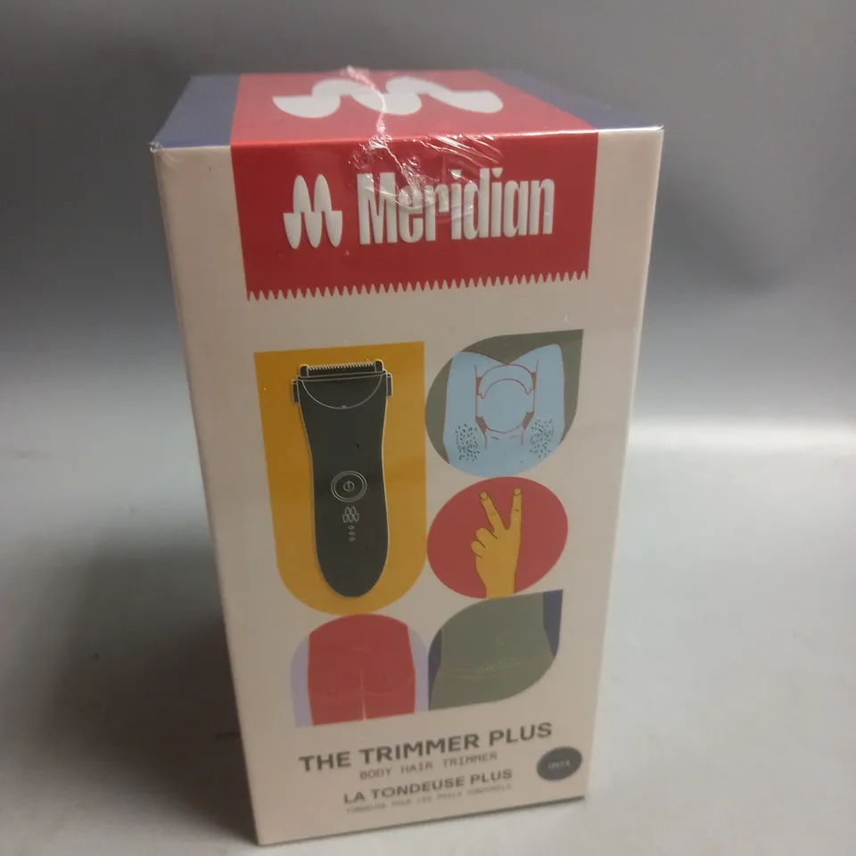 SEALED MERIDIAN THE TRIMMER PLUS BODY HAIR TRIMMER - ONYX