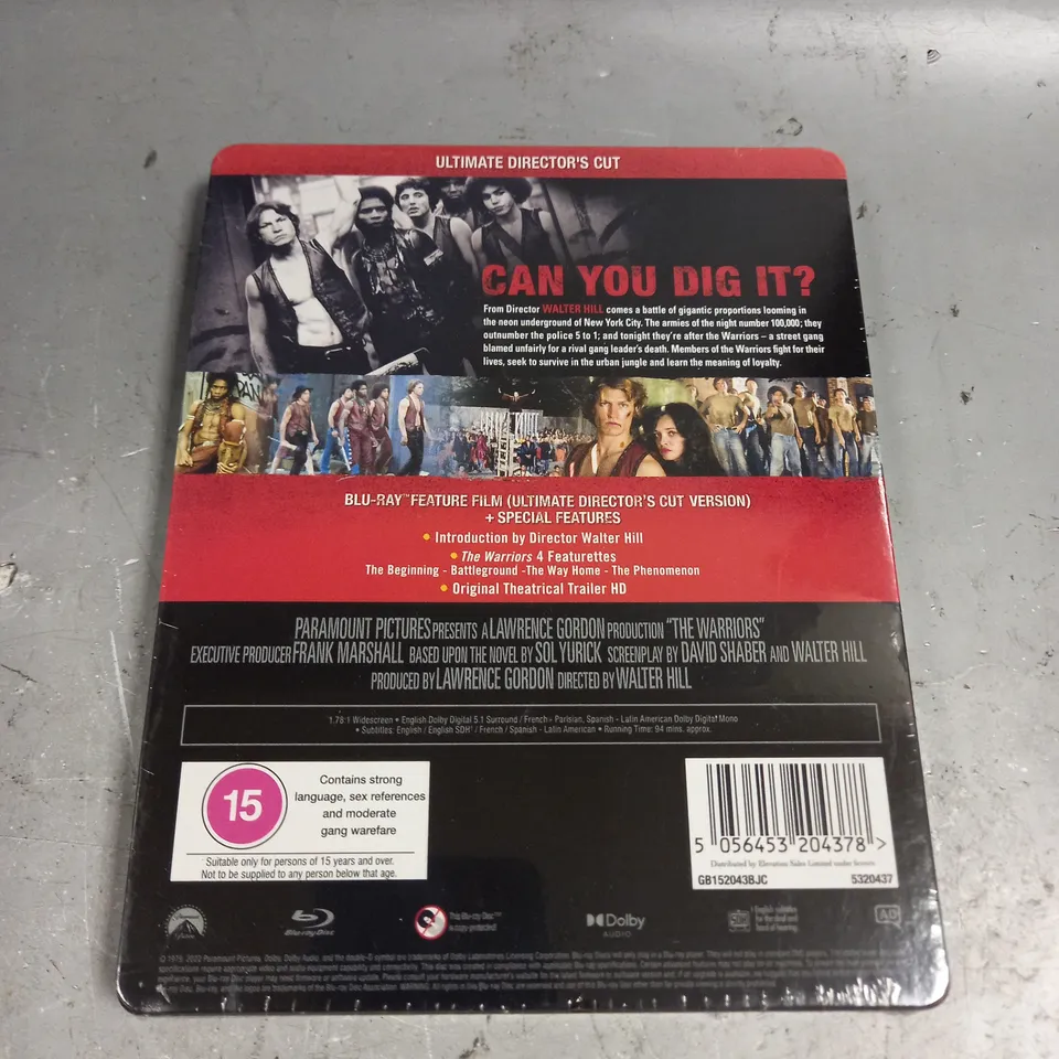 SEALED THE WARRIORS ULTIMATE DIRECTOR'S CUT BLU-RAY 